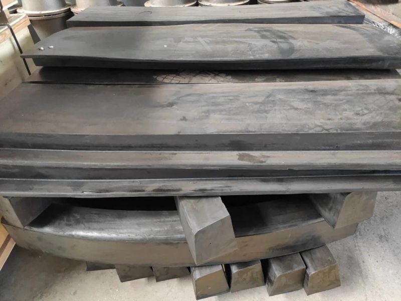 OEM Mining Machinery Rubber Mill Plate Liner for Ball Mill Spare Parts