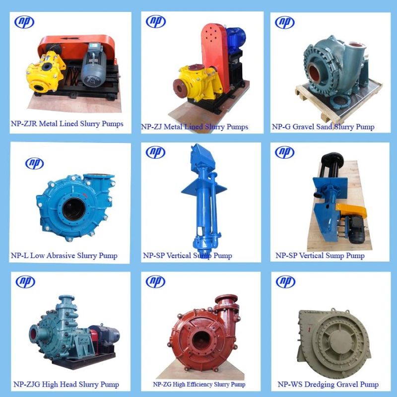 Naipu 10/8special Pump for Small Sand Dredger Electric Pump