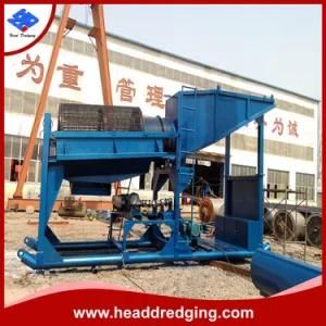 Hot! Head Dredging Small Movable Gold Washing Plant, /Gold Washing Trommel Screen