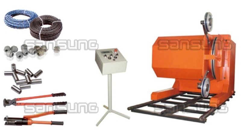 75kw/100HP Diamond Wire Saw Cutting Machine for Granite and Marble Stone Quarry Mining
