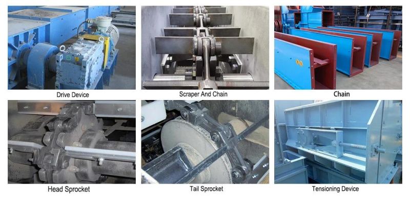 Industrial Conveyor Belt System Material Handling Equipment Drag Chain Conveyor