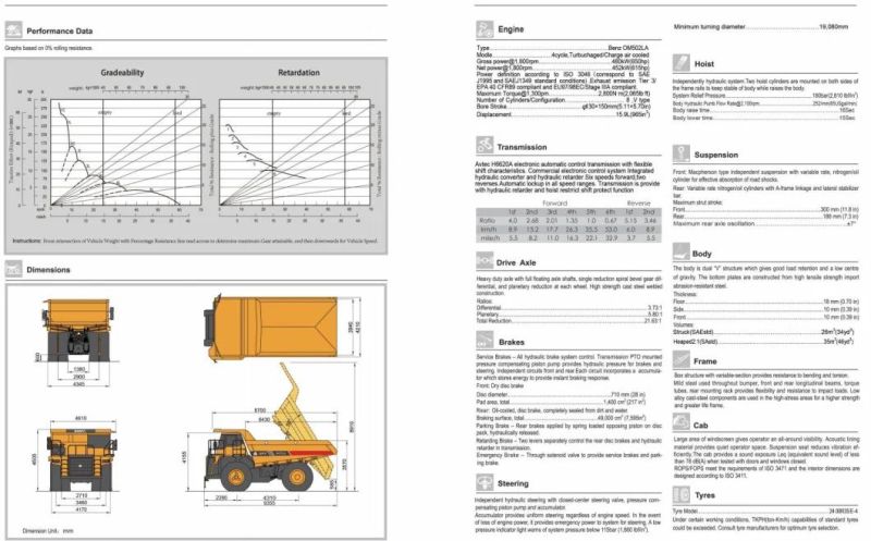 40 Tons Sat40 Articulated Dump Truck off Highway Wide Body Mining Vehicle 40t Mining Dump Truck