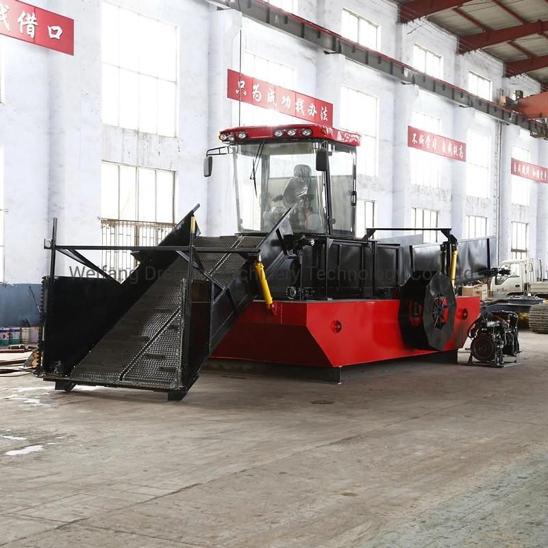 Automatic Combine Harvester for River Weed and Watre Hyacinth Dredging