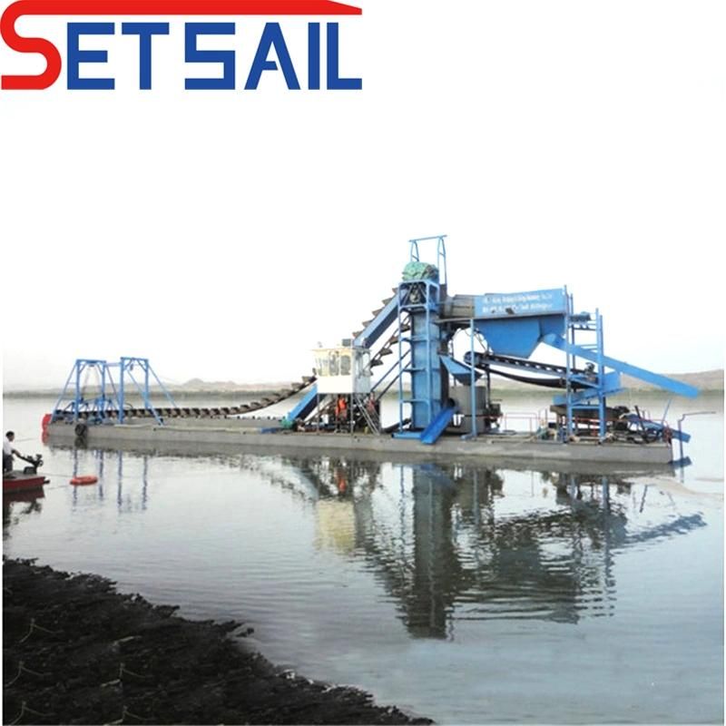 China Manufacturer Made River Chain Bucket Mining Machinery for Diamond