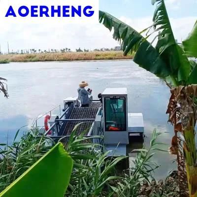 Capacity 10 Ton Collecting River Waster Harvester for Lake Reed and Weed