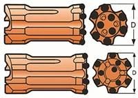 R32 Drifting and Tunneling Underground Rock Drilling Thread Button Bit with Carbide Insert