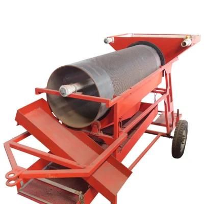 Portable Mining Machine Mineral Separator Rotary Gold Trommel Wash Plant