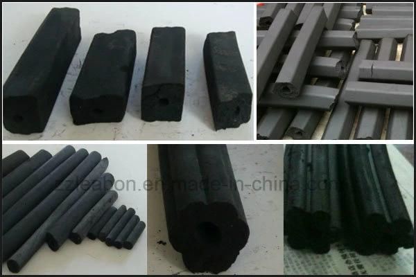 Hollow Cylinder Square Hexagon Shape Briquette Charcoal Coal Briquette Making Machine