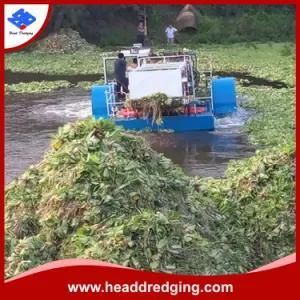 Aquatic Weed Harvester Weed or Garbage Cutting/Collecting Boat Capacity