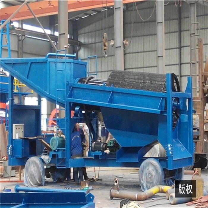 Keda Mobile Alluvial Gold Washing Plant From China