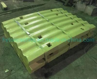 Movable Fixed Tooth Plate Jaw Plate Apply to Telsmith H2550 Jaw Crusher Spare Parts