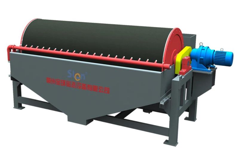Drum Type Magnetic Separator for Removing Magnetic Substances From Non-Magnetic Materials