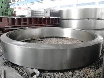 Big CNC Machining Rolling Ring Tyre/Rotary Kiln Ring Tyre/Cement