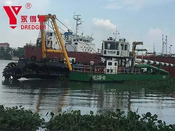 Clear Water Flow: 5000m3/Hour Cutter Suction National Standard Mud Equipment for Capital Dredging in Singapore