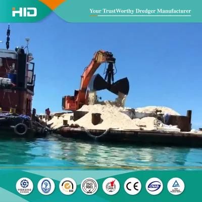 HID Brand Logistic Barge Shipping Pontoon Small to Big Barges with Loading Crane
