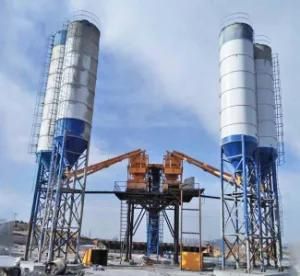 Double Conjoint Concrete Mixing Plant Construction Machinery