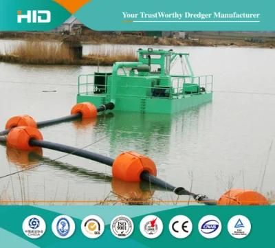 High Performance Sand Suction Dredger with Jet Head Suction and Customized Discharge Pipe ...