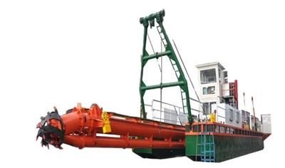 Chinese 10inch Cutter Suction Dredger CSD250 Work Capacity 1500m3/H Dredger Sand Pumping Dredger