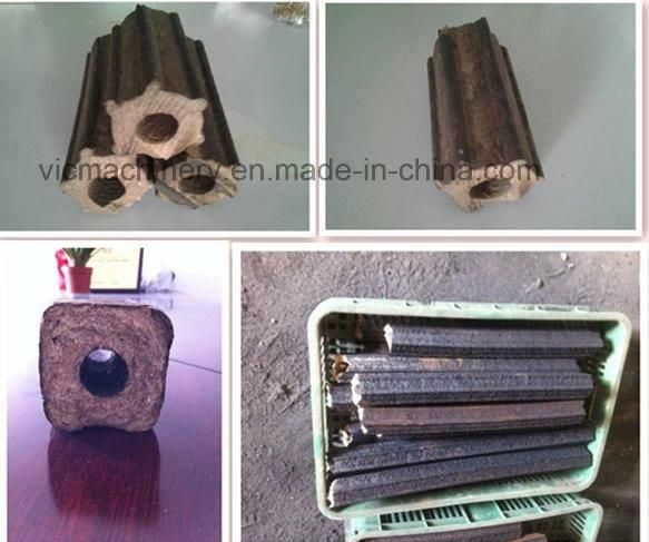 Nut shell and sawdust Briquette making Machine