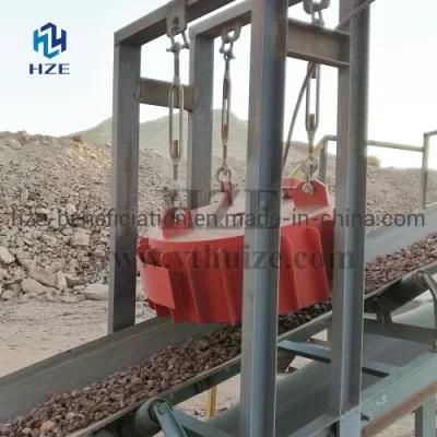 Over-belt Electro Magnetic Separator Removing Iron and Steel Large Tramp