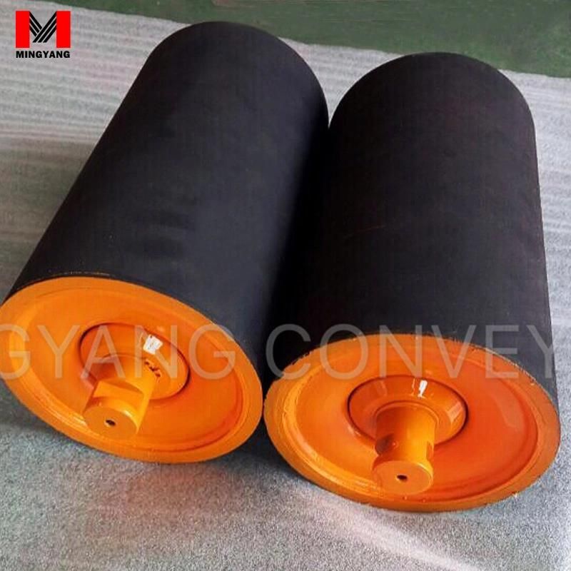 Conveyor Idler Set/Conveyor Roller/Rubber Coated Roller