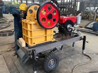 Small PE 150X250 Diesel Jaw Crusher Mobile ...