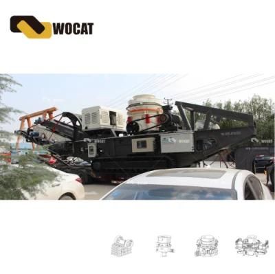 High Efficiency Mobile Stone Rock Cone Crusher (SH160L)