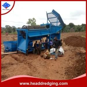 Low Price Gold Mining Machine Portable Mobile Small Gold Trommel