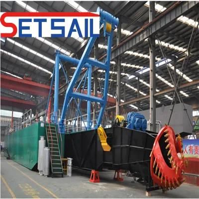Hydraulic Winch 14 Inch Cutter Sution Mud Dredger for River Sand