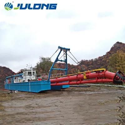Floating Hydraulic 16 Inch River Silt Dredging Cutter Suction Dredger