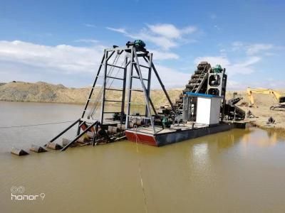 200m3/Hour Bucket Chain Gold Dredger for Sales in New Papua Guinea