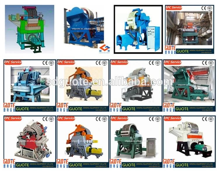 Coltan Ore Processing Quartz Mining Equipment Wet Magnetic Separator Machine