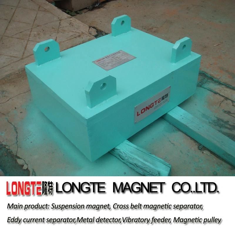 Manual Cleaning Suspended Permanent Magnet for Conveyor Belt