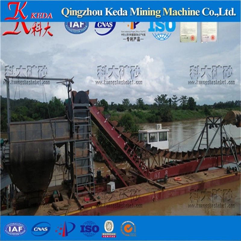 Long Lifetime Dredger Made in Keda Bucket Dredger