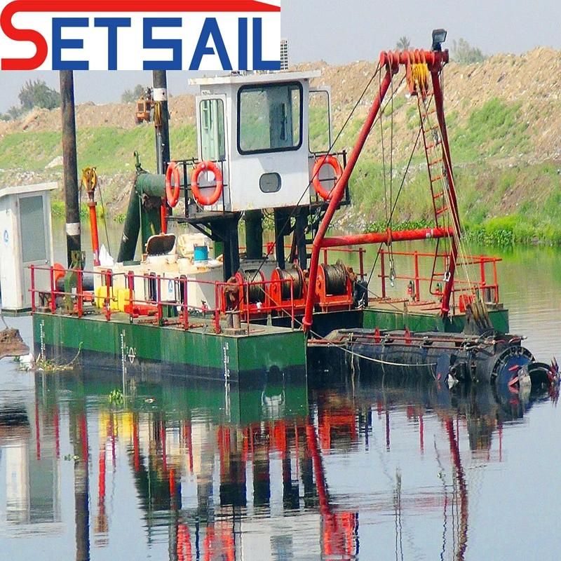 Small Size 16 Inch Cutter Suction Mud Dredger for River Sand