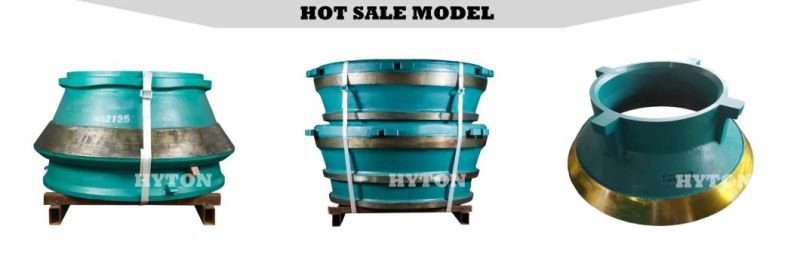 Mining Machine Replacement Parts Mantle Bowl Liner Suit Symons 3FT Cone Crusher Accessories