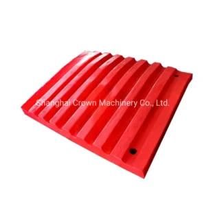 Steel Movable/Swing and Fixed Jaw Plate for Jaw Stone Crusher