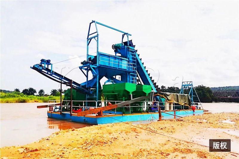 Keda Bucket Trommel Gold Suction Dredge/Gold Wash Dredge in Mali