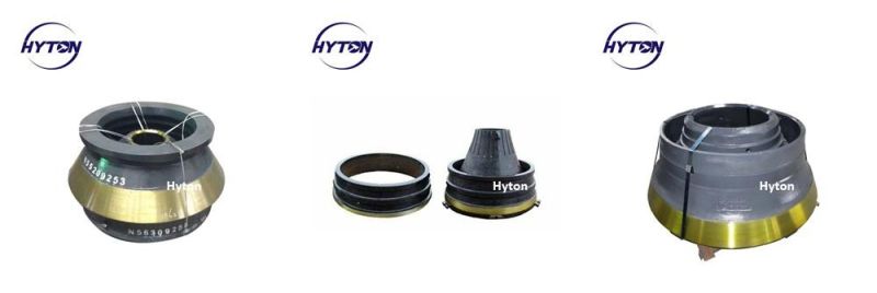 Hyton Cone Crusher Spare Parts High Manganese Steel Wear Parts Casting Bowl Liner and Mantle Gp200s