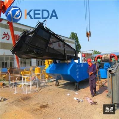 River Cleaning Machinery Garbage Salvage Boat Weed Harvester