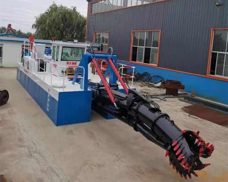 Hydraulic 8inch Cutter Suction Dredger Water Flow 800m3/H Dredger Sand Dredging Ship Sand Pumping Ship Sand Mining Ship