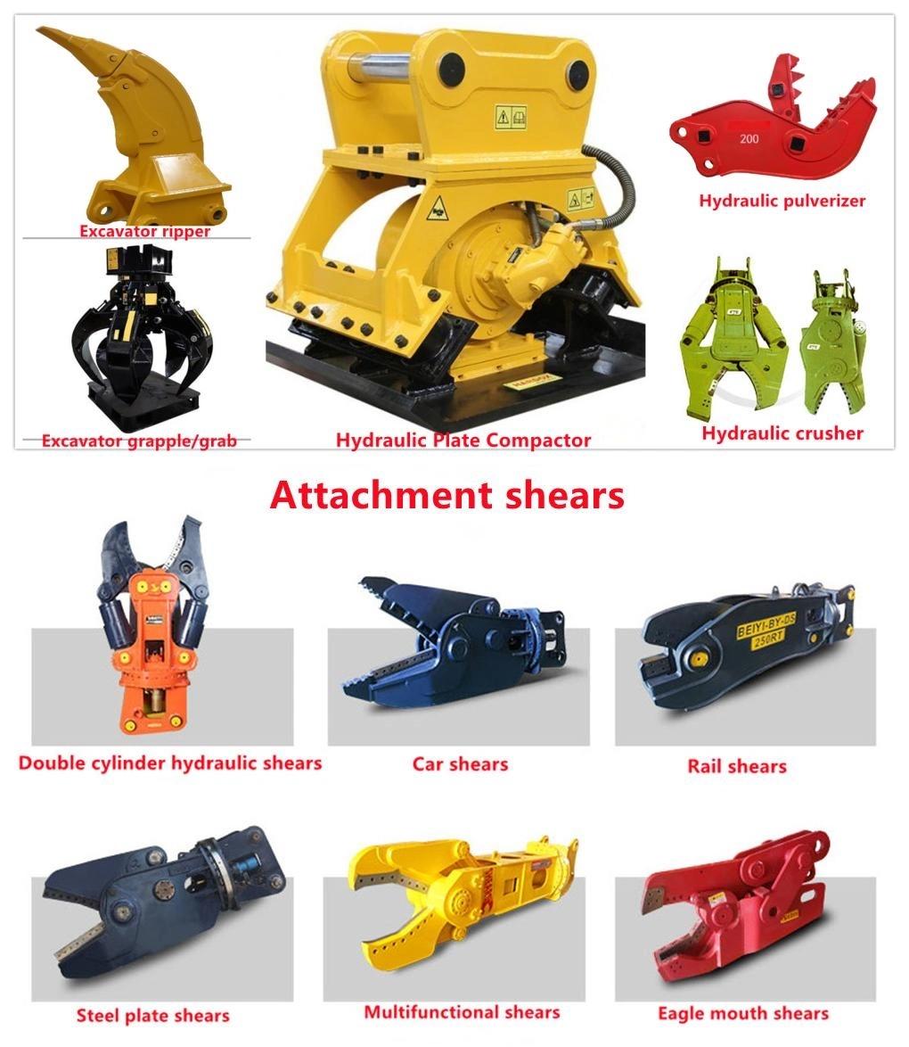 Mining Machine Spare Parts Iron Shears Hydraulic Concrete Crusher for Mini Excavator