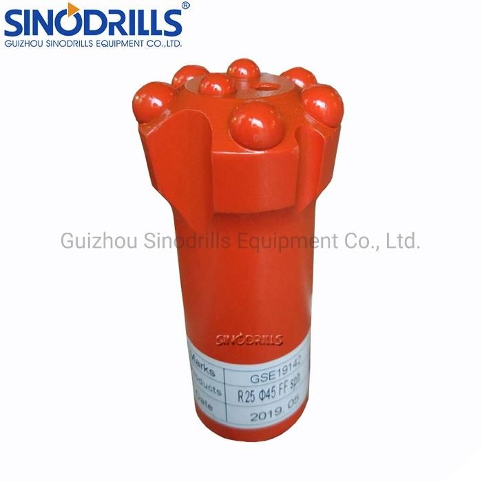 Guizhou Sinodrills R32 45mm Button Bit for Hard Rock Drilling