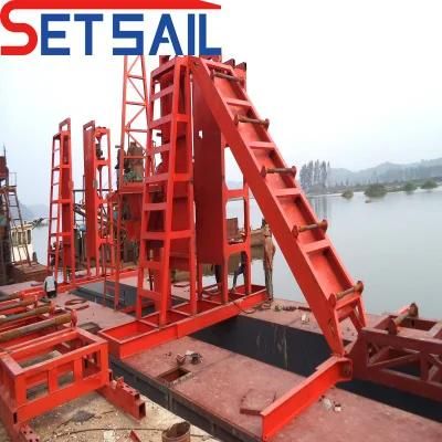 China Bucket Sand and Mud Dredger with Diesel Engine