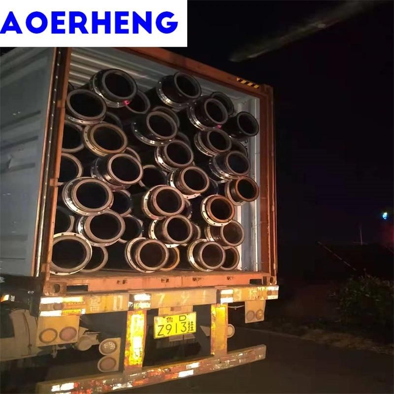 HDPE Material Made Delivery Pipe with Flange and Gasket Connecting