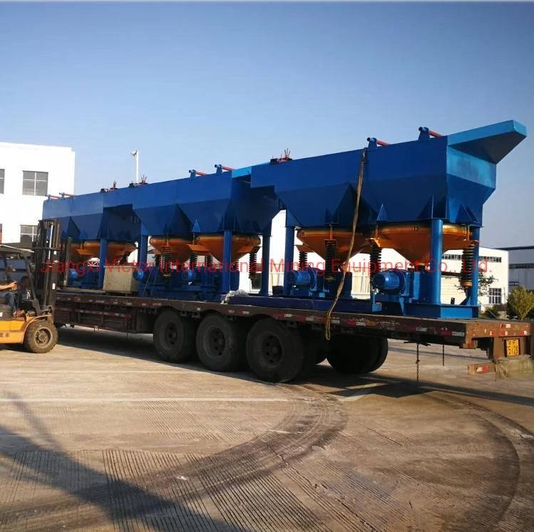 Gravity Mineral Jig Separator for Gold Diamond Tin Manganese Tungsten Coltan Tantalite Barite Gemstone Ore Mining