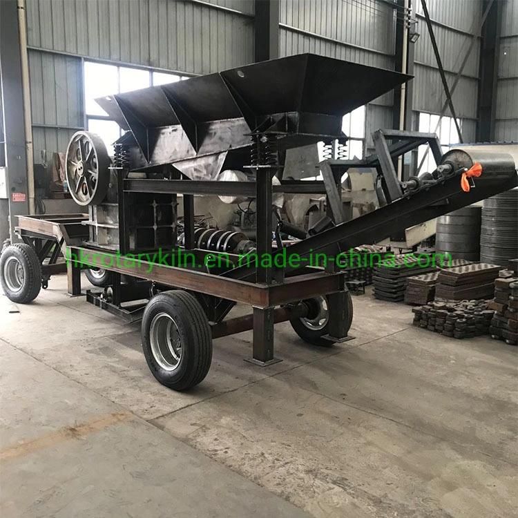 Diesel/Electric Engine Mobile Crusher Station/Tracked Mobile Impact Crusher/Mobile Crusher Equipment