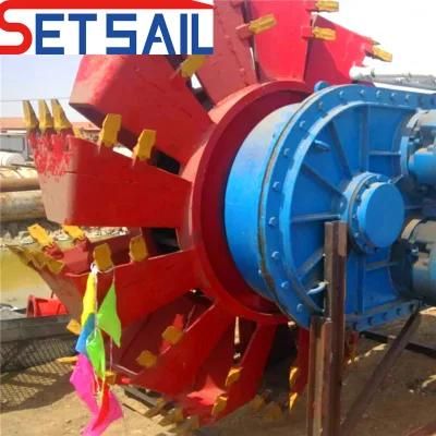 Full New Hydraulic System Wheel Bucket Dredger for Sand and Mud