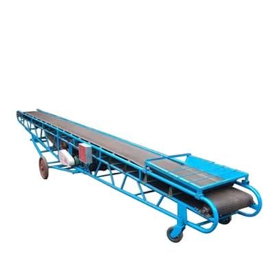 Customized Movable Telescopic Conveyor Apply to Short Distance Material Transportation