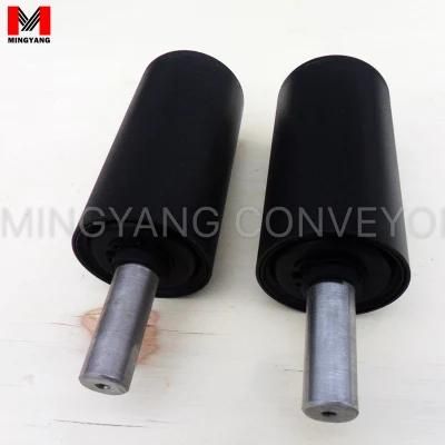Steel Guide Roller with Powder Coated Finish for Conveyor Belt System